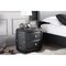 Baxton Studio Davina Hollywood 2-drawer Black Faux Leather Upholstered Nightstand 122-6756 - alternate 3